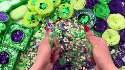 Satisfying ASMR Video _ Crushing soap boxes with glitters and foam _ Clay cracking _ Cutting soap