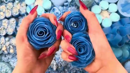 Very Satisfying ASMR Video _ Crushing soap boxes with starch and foam _ Clay cracking _ Cutting soap
