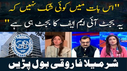 " Is Baat Mein Koi Shak Nahi Ke Yeh Budget IMF Ka Budget Hi Hai " Sharmila Faruqui
