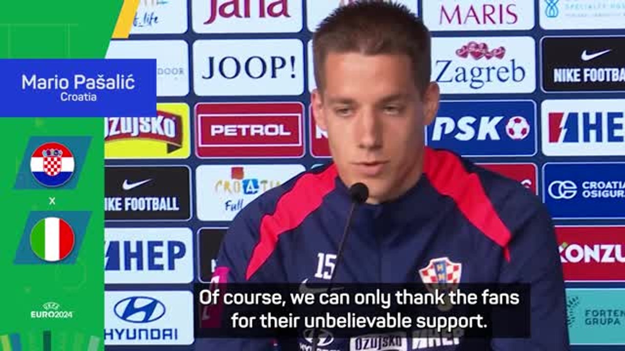 Pasalic hopes Croatia fans 'have reason to celebrate' after Italy clash