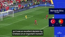 Bernardo Silva pleased with Ronaldo's unselfish assist in Turkey win