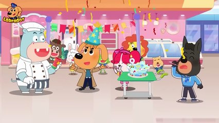 Who Stole the Birthday Cake？ ｜ Cartoons for Kids ｜ Sheriff Labrador New Episodes