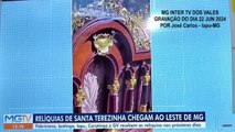 22 JUN 2024 - DEU NO MG TV - IMAGEM DE STA TEREZINHA EM IAPU