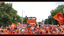 Behind the scenes - all aboard the Netherlands party bus