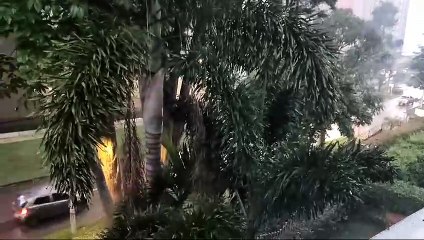 Aguacero en Sabaneta