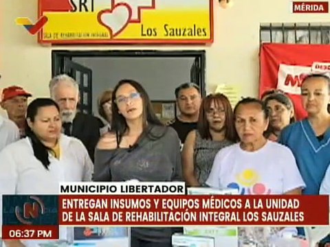 Mérida | Gobierno regional entrega insumos y equipos médicos al SRI Los Sauzales