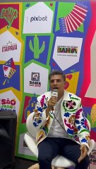 Arraiá BNews: Del Feliz ressalta importância do forró local durante São João no Parque de Exposições; assista