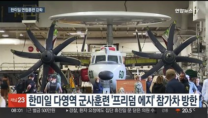 부산 찾은 미 핵항모…북러 맞서 군사공조 다진 한미일