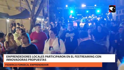 Emprendedores locales participaron en el Festreaming con innovadoras propuestas