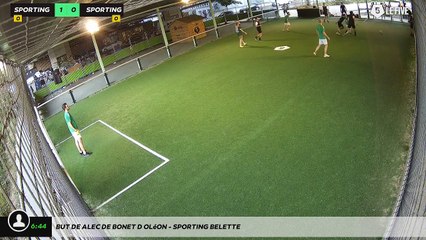 But de Alec de Bonet d'Oléon - SPORTING BELETTE