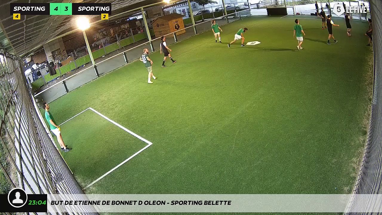 But de ETIENNE DE BONNET D'OLEON - SPORTING BELETTE