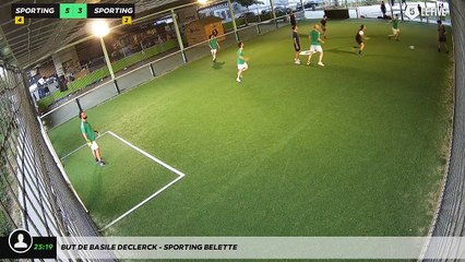 But de BASILE DECLERCK - SPORTING BELETTE