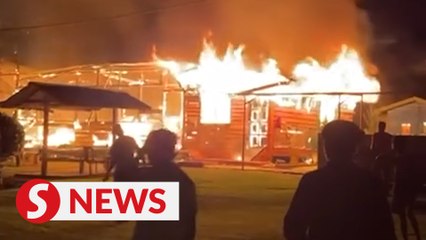 Primary school block in Tawau destroyed in midnight fire