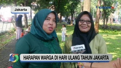 Descargar video: Sederet Harapan Warga Terkait HUT ke-497 Kota Jakarta