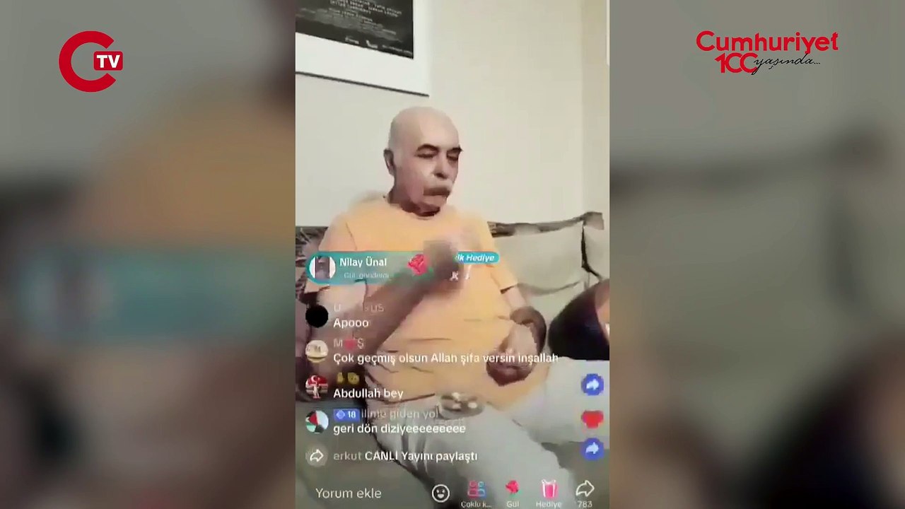 Settar Tanrıöğen TikTok videosu ile gündeme gelmişti... Hemşire habersiz çekmiş!