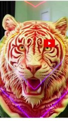 IN THIS VIDEO THE BEAUTIFUL  WATERMELON ART  LIKE  CAT  GIRL ETC
