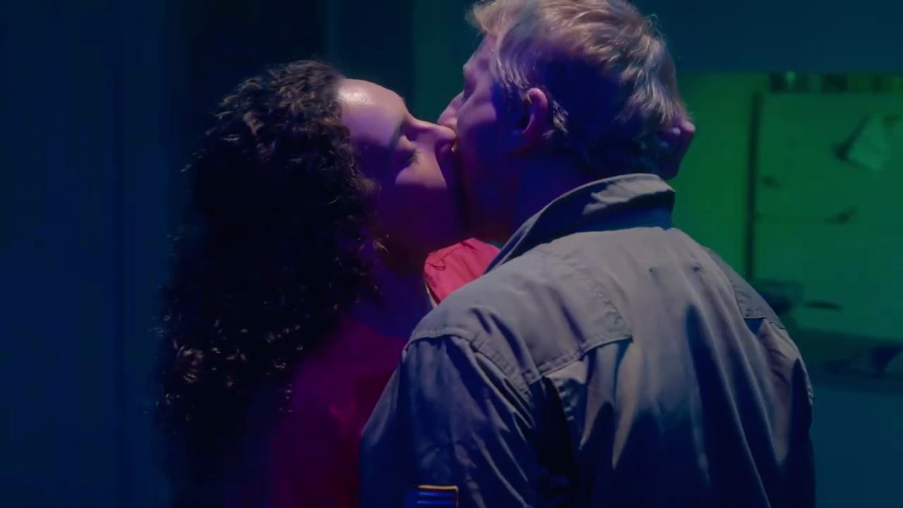 Cobra Kai Season 5 Johnny and Carmen kiss Im he...