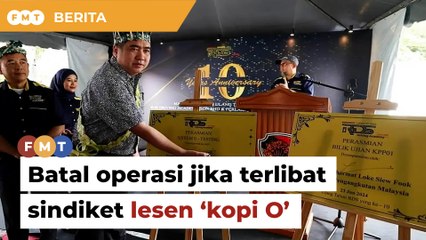 Menteri beri amaran batal operasi institut memandu lesen ‘kopi O’
