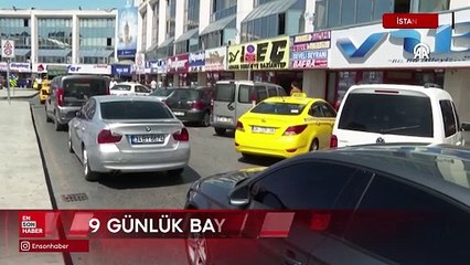 Büyük İstanbul Otogarı'nda tatil dönüşü yoğunluk yaşanıyor