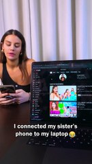 Connecting My Sister's Phone To My Laptop!