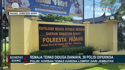 Dugaan Penganiayaan Aparat terhadap Remaja 13 Tahun di Padang, 30 Polisi Diperiksa!