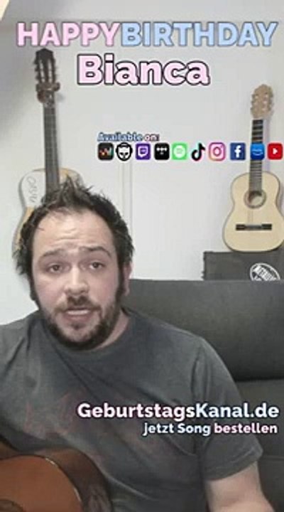 Happy Birthday, Bianca! Geburtstagsgrüße an Bianca