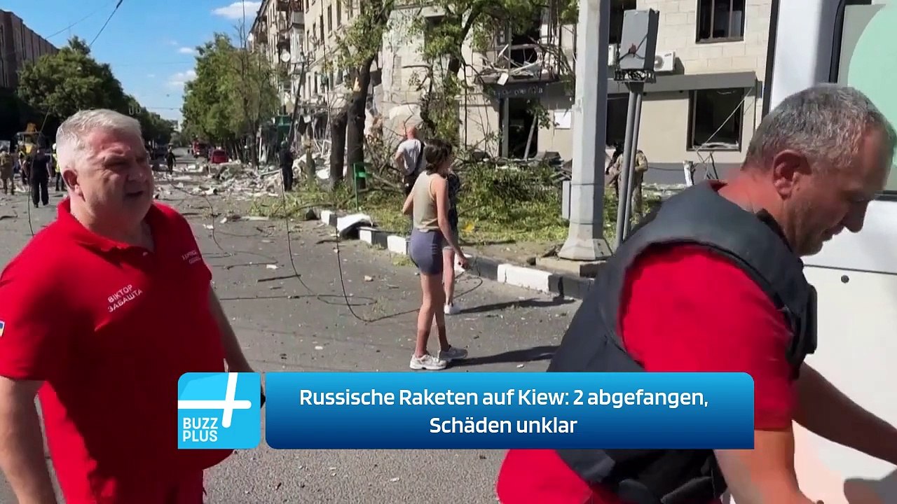Russische Raketen auf Kiew: 2 abgefangen, Schäden unklar