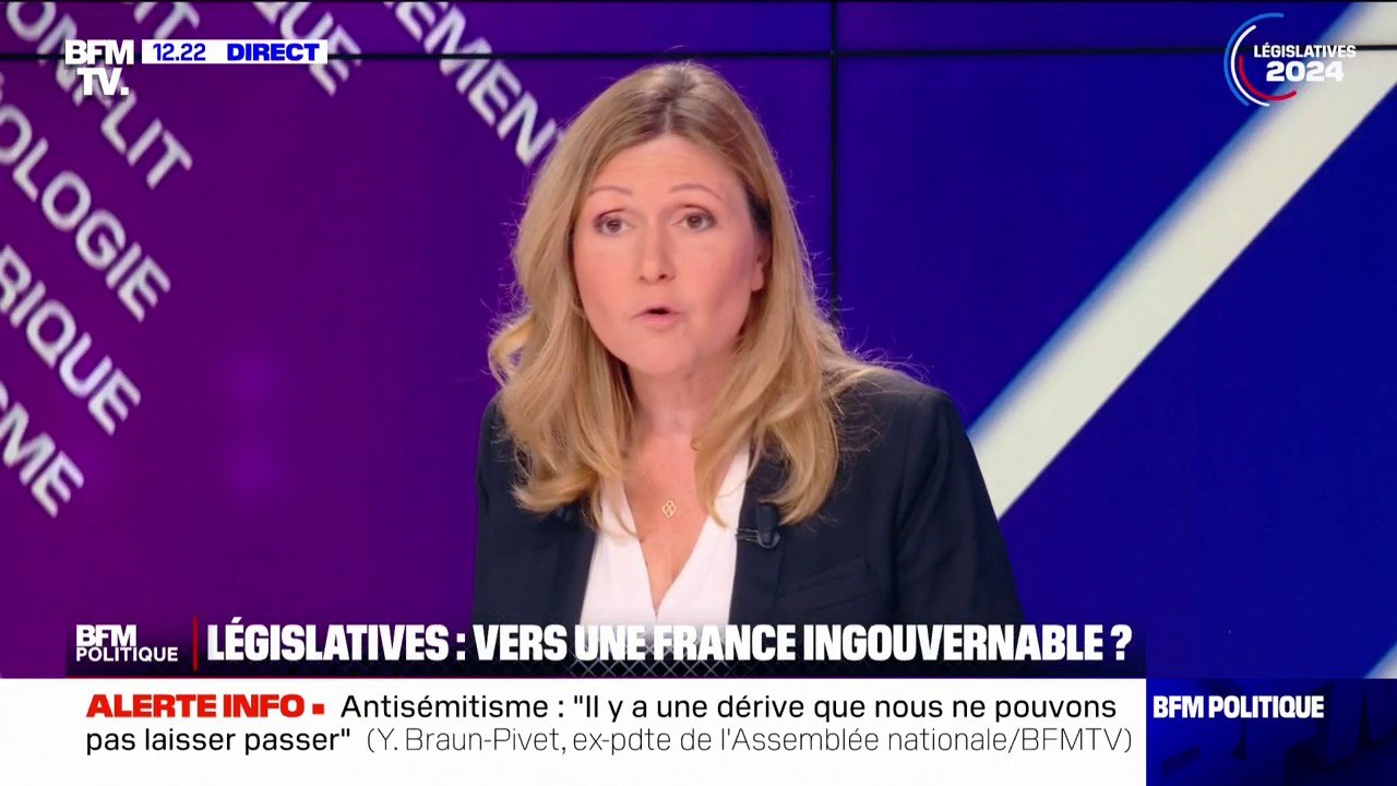 Vers une Assemblée nationale ingouvernable? "Je me battrai matin, midi et soir pour qu'elle fonctionne", affirme Yaël Braun-Pivet