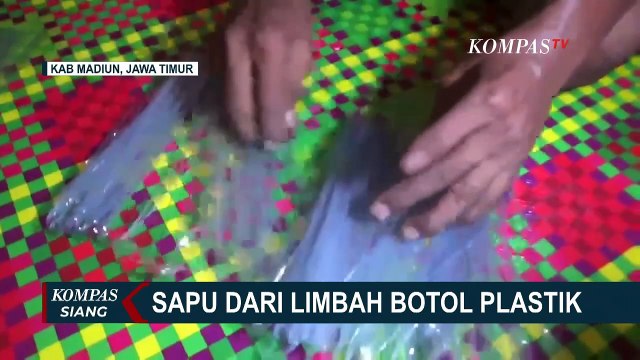 Inovatif, Pria 66 Tahun Asal Madiun Jatim Buat Sapu dari Limbah Botol Plastik!