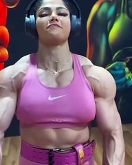 Body builder girl video..(720p)