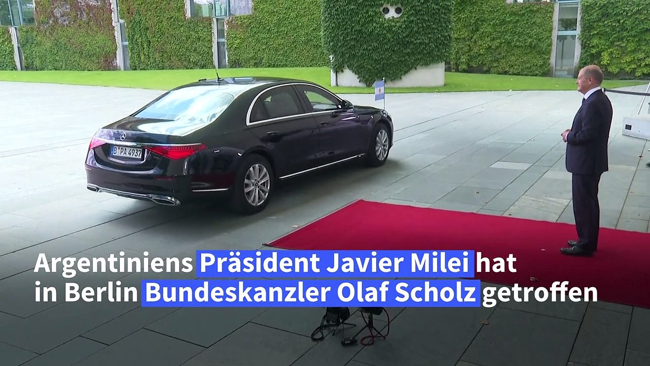 Argentinischer Präsident Milei zu Besuch im Kanzleramt