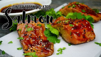 Keto Recipe - Ginger Sesame Glazed Salmon 2024 - 2025