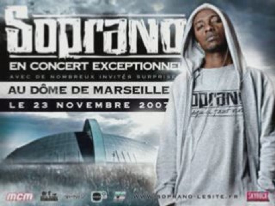 Soprano - Ferme les yeux et imagine toi ( live )