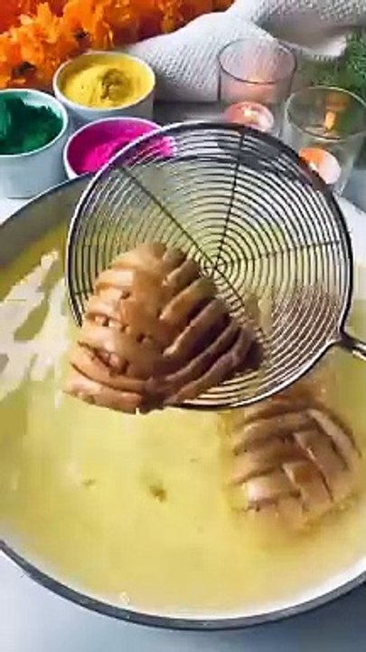 Instant texture aalo samosa