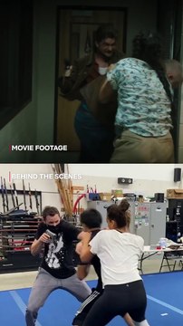 the bts of the epic fights in TRIGGER WARNING are so fierce - trigger warning, now playing