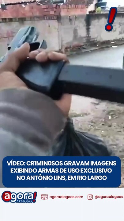 VÍDEO: CR1MINOSOS GRAVAM IMAGENS EXIBINDO ARMAS DE USO EXCLUSIVO NO ANTÔNIO LINS, EM RIO LARGO