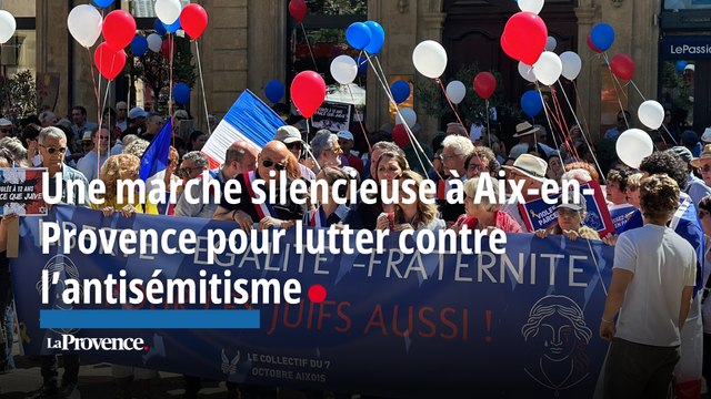 Une marche silencieuse à Aix-en-Provence pour lutter contre l’antisémitisme