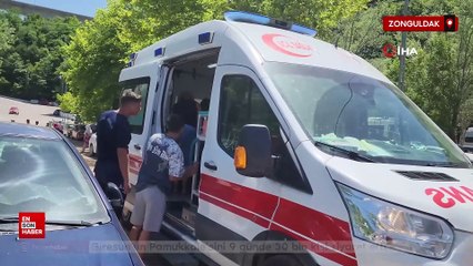 Küçük kız denizde boğulma tehlikesi geçirdi