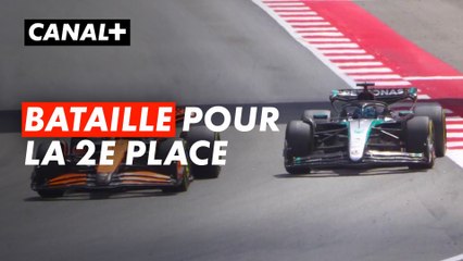 La passe d'armes entre Norris et Russell pour la 2e place - Grand Prix d'Espagne