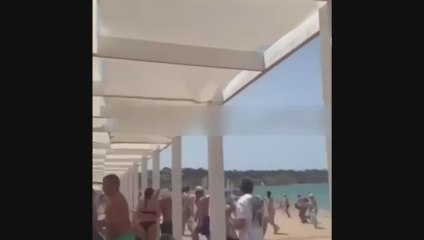 Ucraina, missile Atacms su Crimea: panico in spiaggia - Video