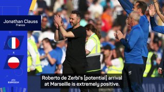 Clauss excited by imminent arrival of De Zerbi at Marseille