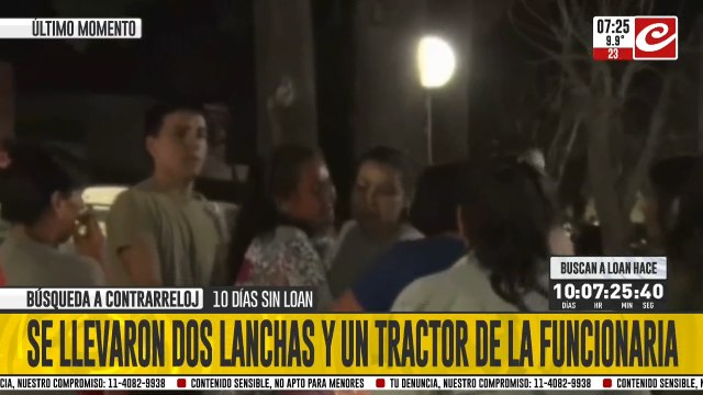 La mamá de Loan se descompensó en la marcha por su hijo y dejó un desgarrador mensaje: Quiero que vuelva mi hijo