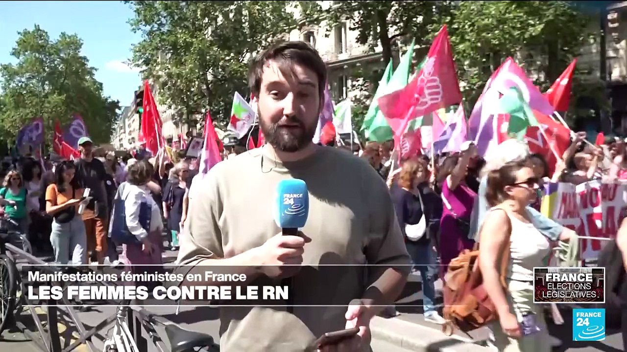 Manifestation contre l'extrême droite : le cortège parisien arrive à mi-parcours