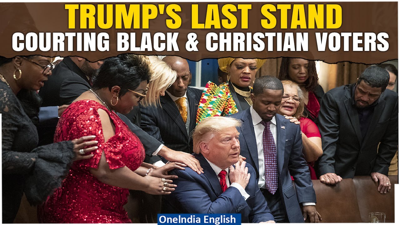 Donald Trump Pleads Black Voters, Promises Law and Order Amid Falling Crime Rates | Oneindia News