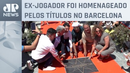 Ronaldinho Gaúcho ganha estrela da fama na Espanha