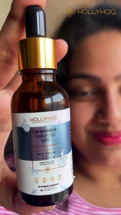 Best Anti-aging Serum - Ceramide and Hyaluronic Acid Serum - Hollyhoq