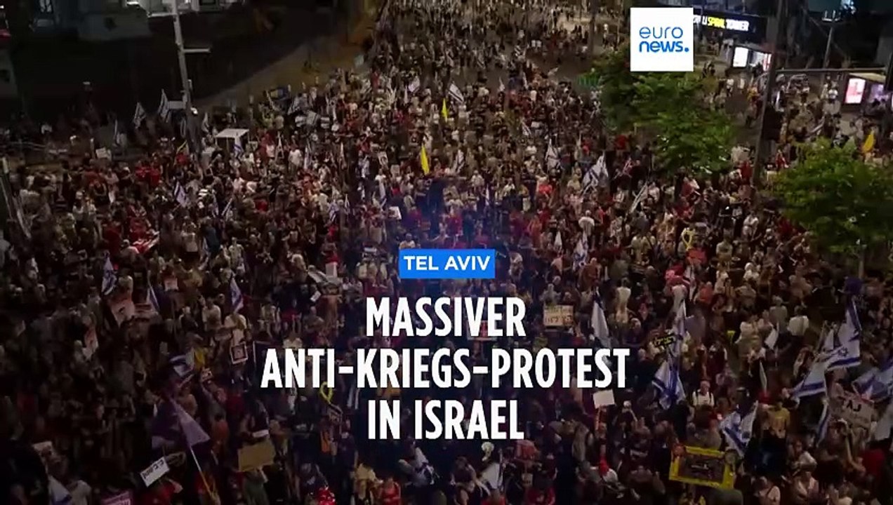 Proteste in Tel Aviv: Tausende Israelis fordern Rücktritt der Regierung