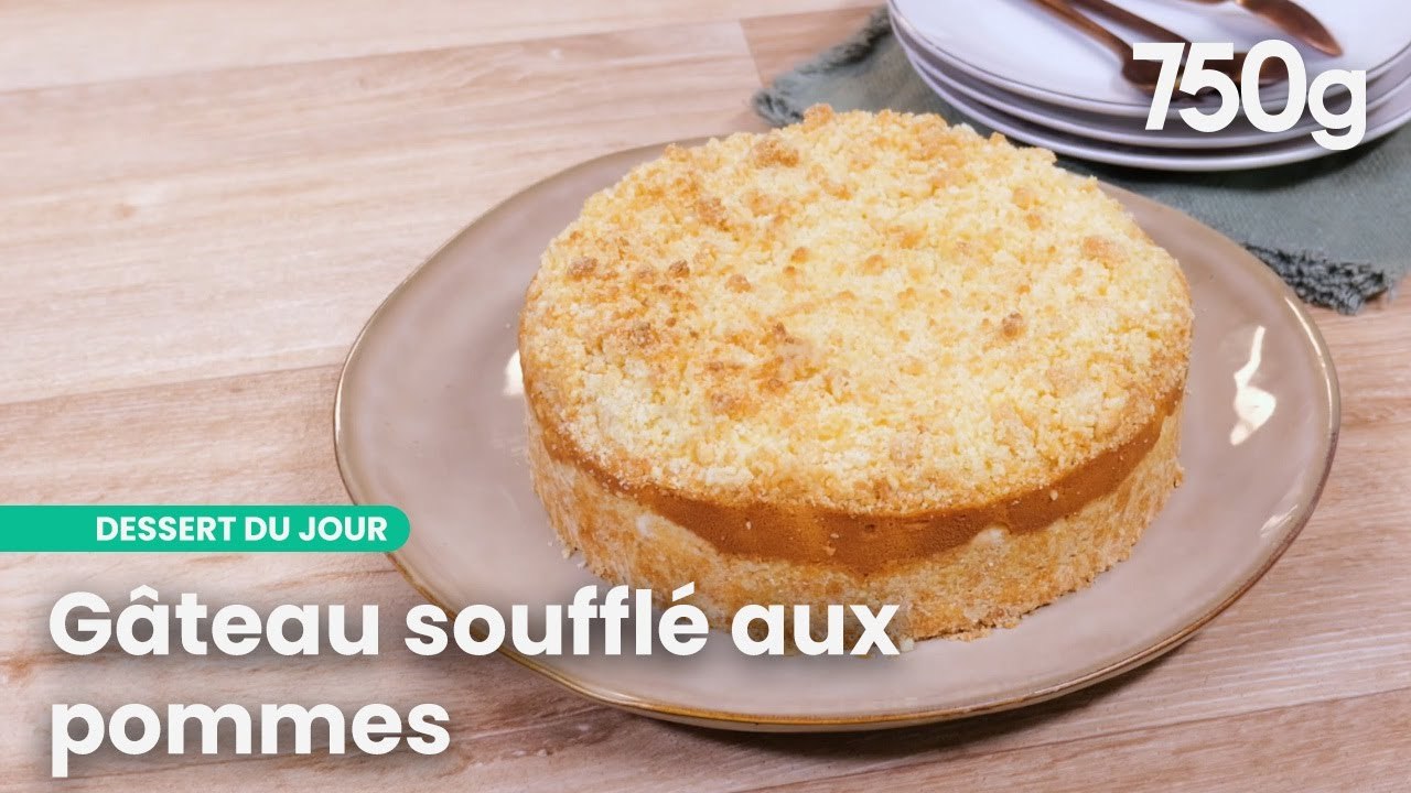 Gâteau soufflé aux pommes : Un dessert aérien et gourmand | 750g