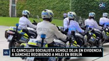 El canciller socialista Scholz deja en evidencia a Sánchez recibiendo a Milei en Berlín