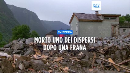 Maltempo in Svizzera: trovato morto uno dei dispersi nel canton Grigioni